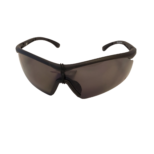 SAFETY GLASSES - BLK/SMOKE LEN BANRAJ- BLACK/SMOKE LENS